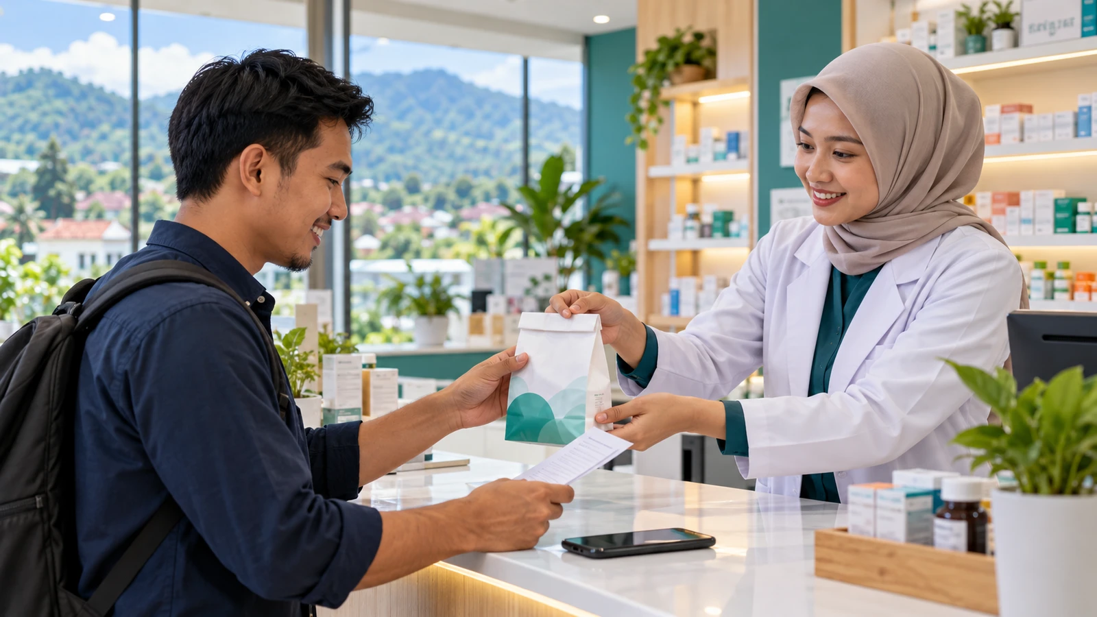 Cara mengambil obat Program Rujuk Balik di apotek dengan checklist proses