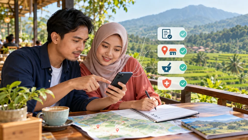 Ilustrasi verifikasi informasi Apotek BPJS Majalengka melalui kanal yang tepat